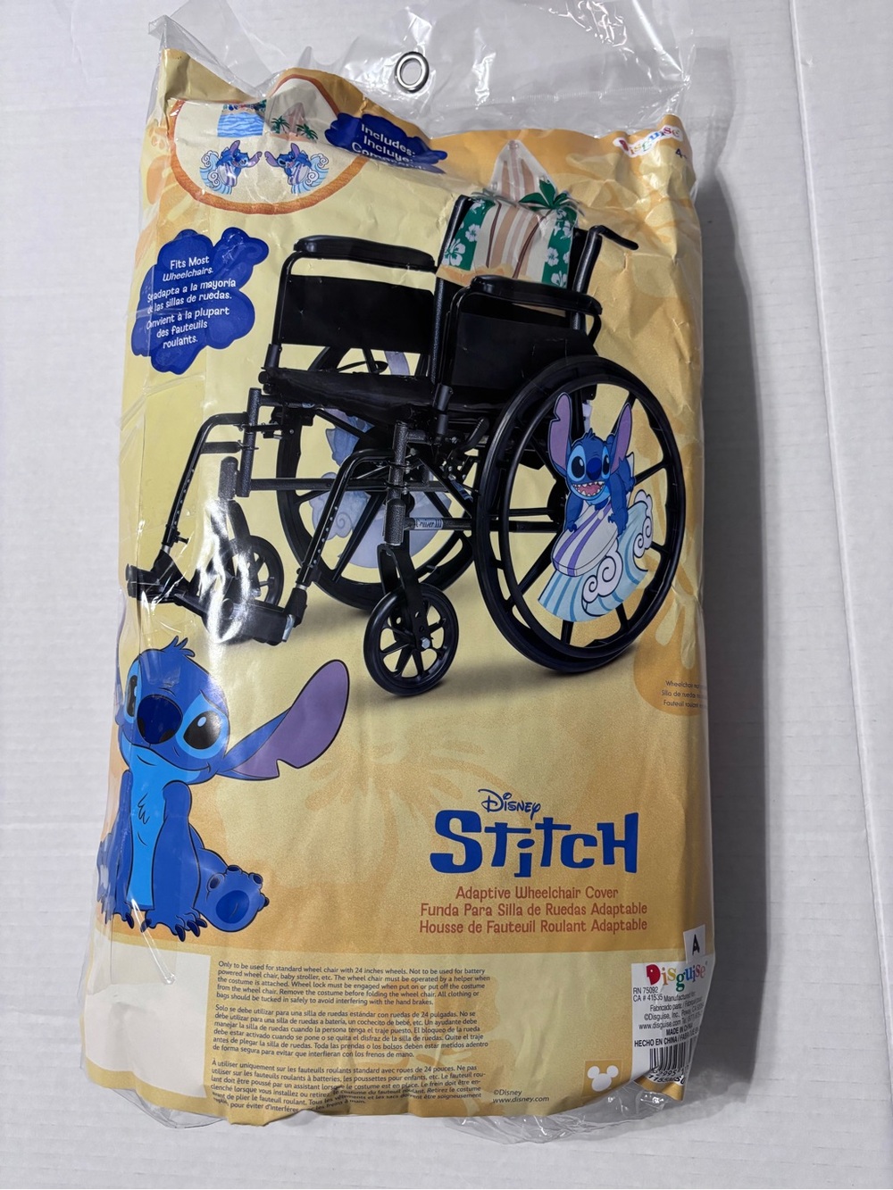 Disney Lilo & Stitch Wheelchair Cover Adaptive Costume Kit & Panels, One Size - Picture 10 of 13